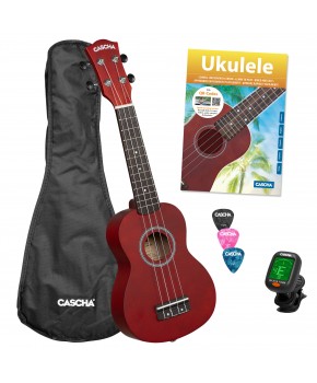 Sopran ukulele rdeč Lipa...