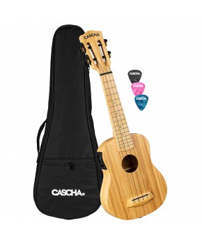 Sopran ukulele Bambus s...