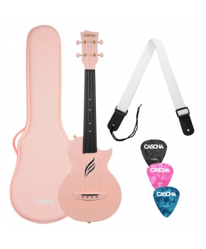 CONCERT Ukulele CARBON Pink...