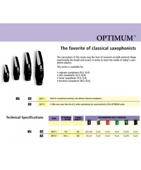 Ustnik za alt saksofon Vandoren OPTIMUM AL3