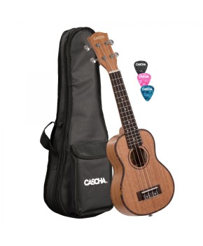 Sopran ukulele HH 2026 Premium Mahogany Sela (s torbo in drsalkami)