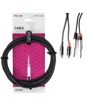 Gewa dvojni kabel 1,5m 190.798