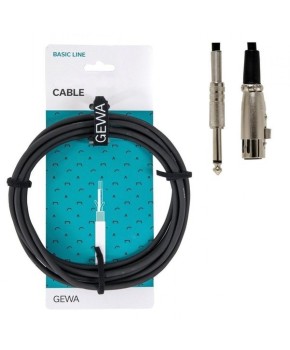Gewa mikrofonski kabel Basic Line 6m 190.065
