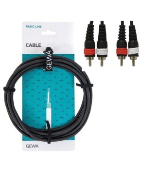 Gewa dvojni kabel Basic Line 1,5m 190.190