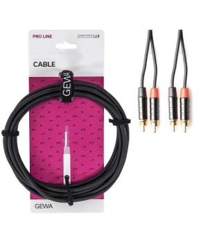 Gewa dvojni kabel 1,5m 190.794