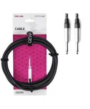 Gewa inštrument kabel Mono Pro Line 3m jack plug 190.513