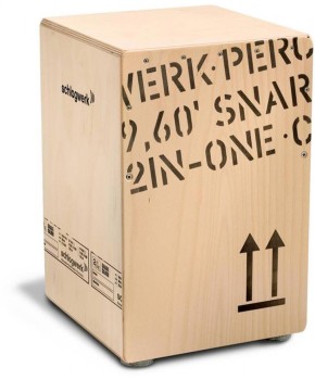 Cajon MEDIUM CP 403 NATUR 2inOne Snare Schlagwerk